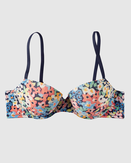 Smooth Cotton Lightly Lined Demi Bra