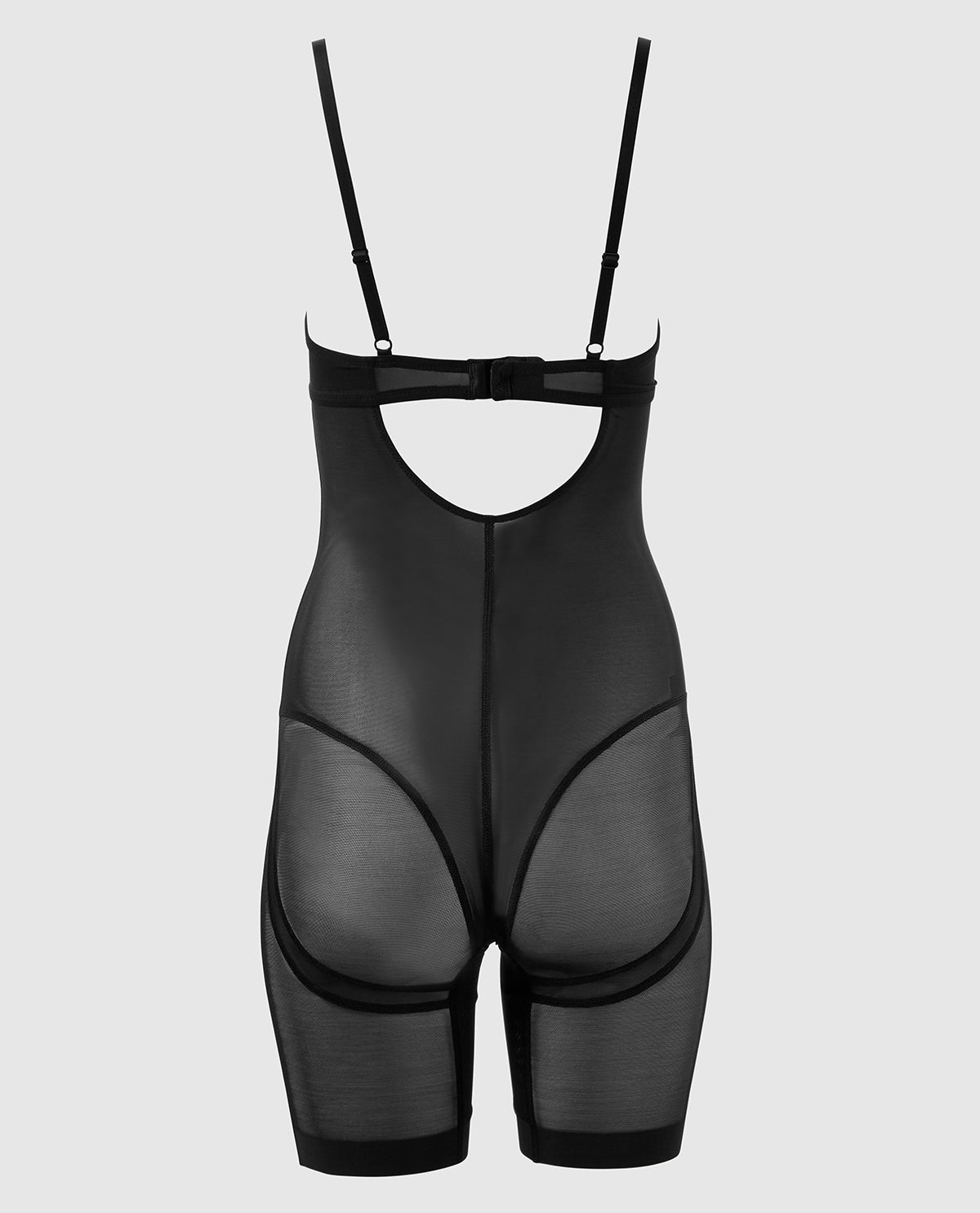 Full Coverage Shaping Bodysuit in Black