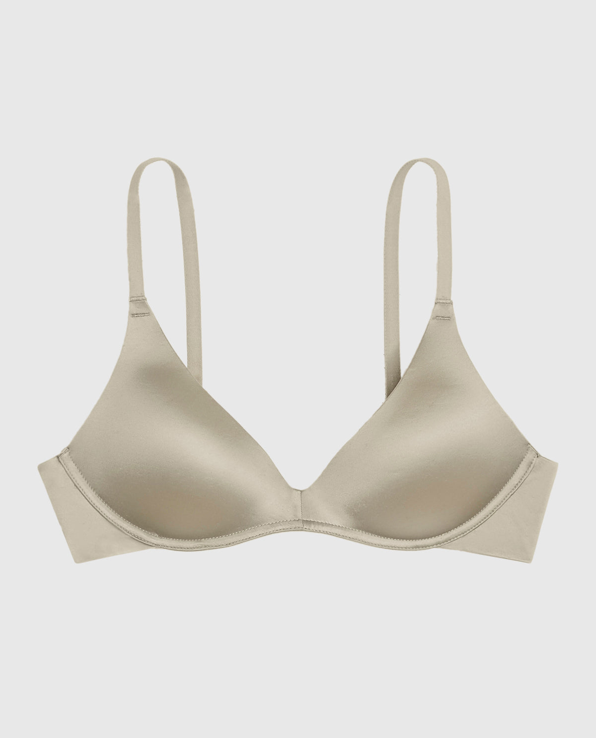 Wireless Light Lift Bra in Stone Grey