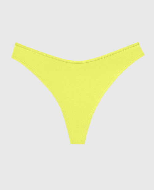 Ultrasoft Modal High Leg Thong Panty
