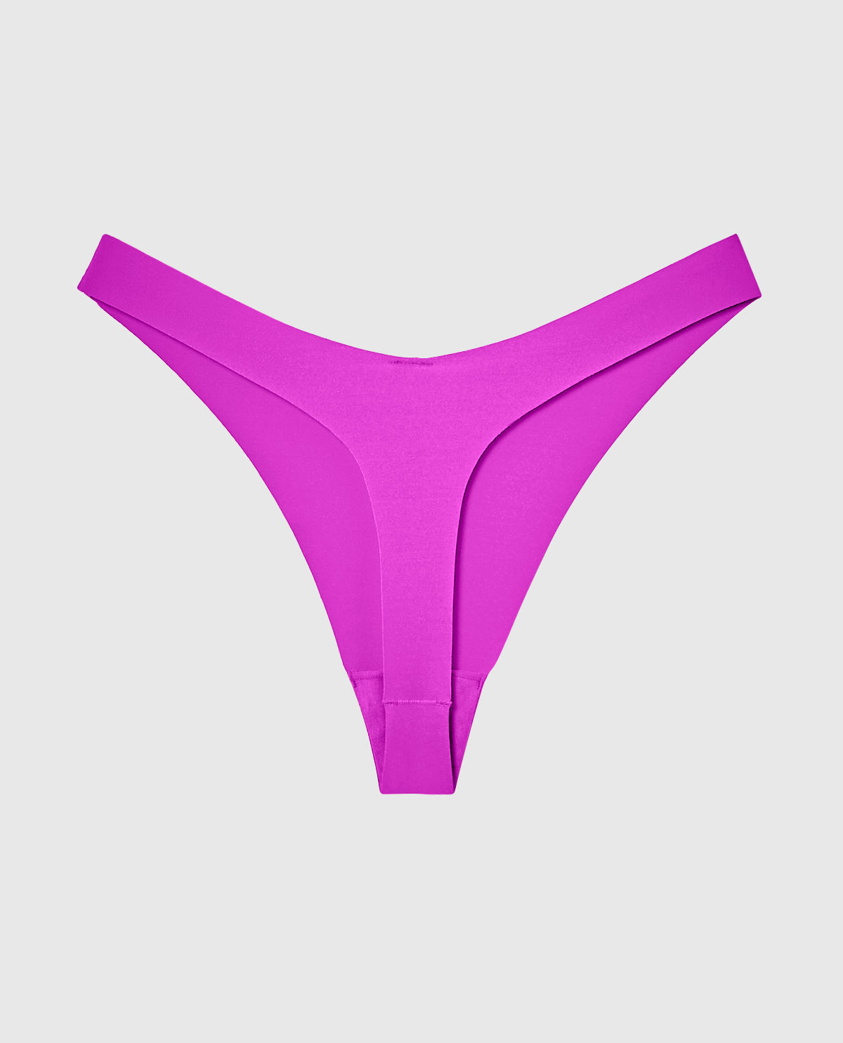 No Show Invisible High Leg Thong Panty