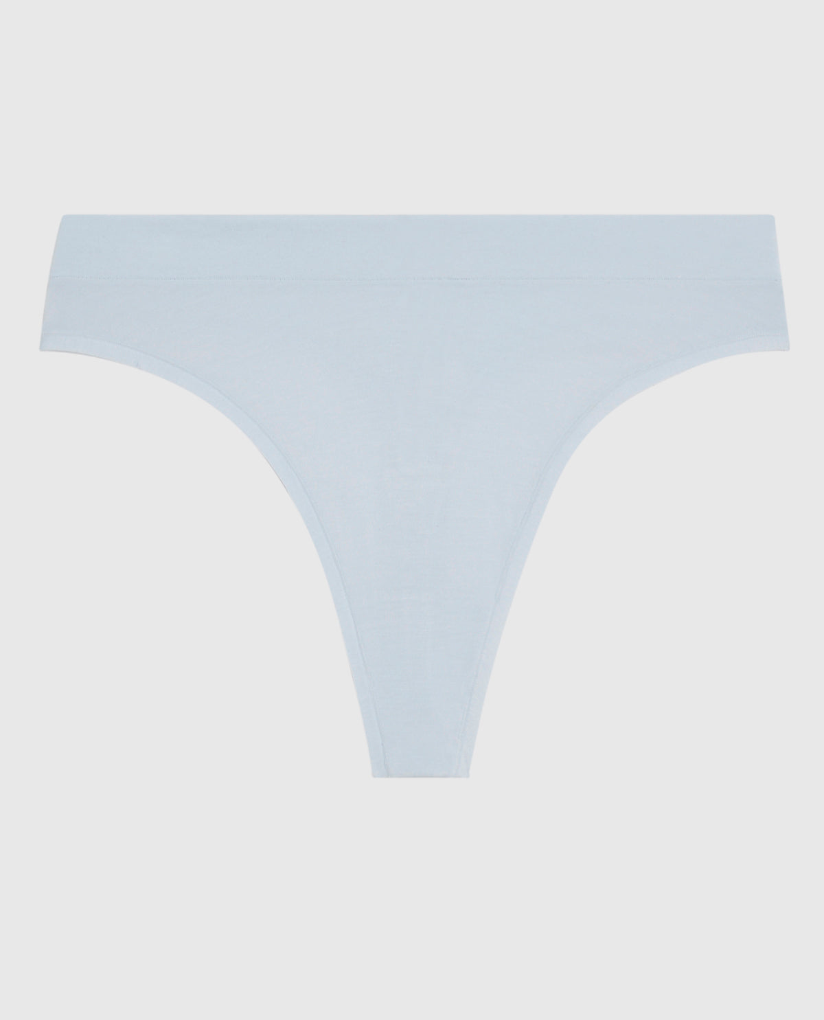 High Leg Thong Panty in Vista Blue