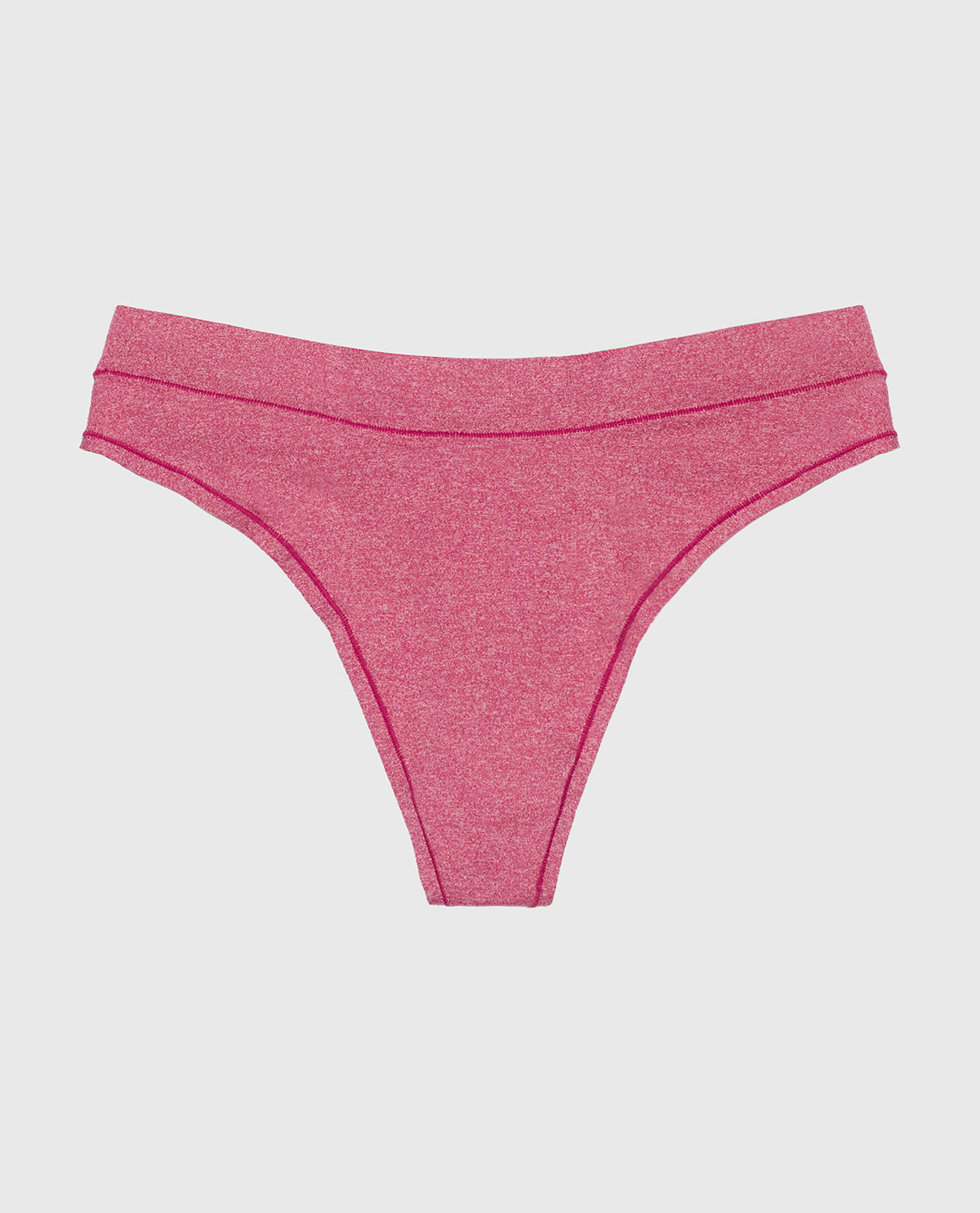 Comfort Thong Panty in Electic Rouge