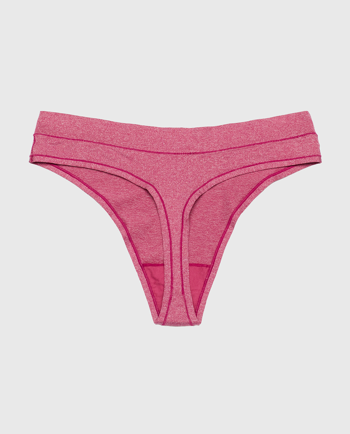 Comfort Thong Panty in Electic Rouge