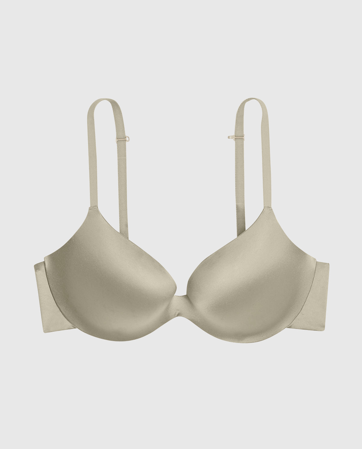 Comfort Push Up Bra in Stone Grey