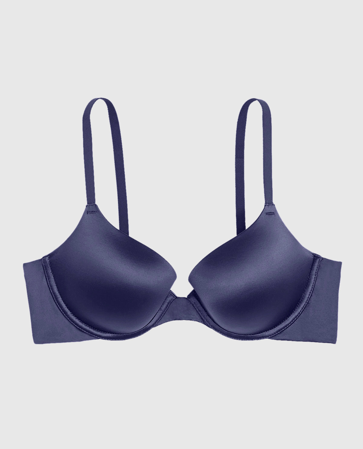 Lightly Lined Demi Bra in Dusk Blue