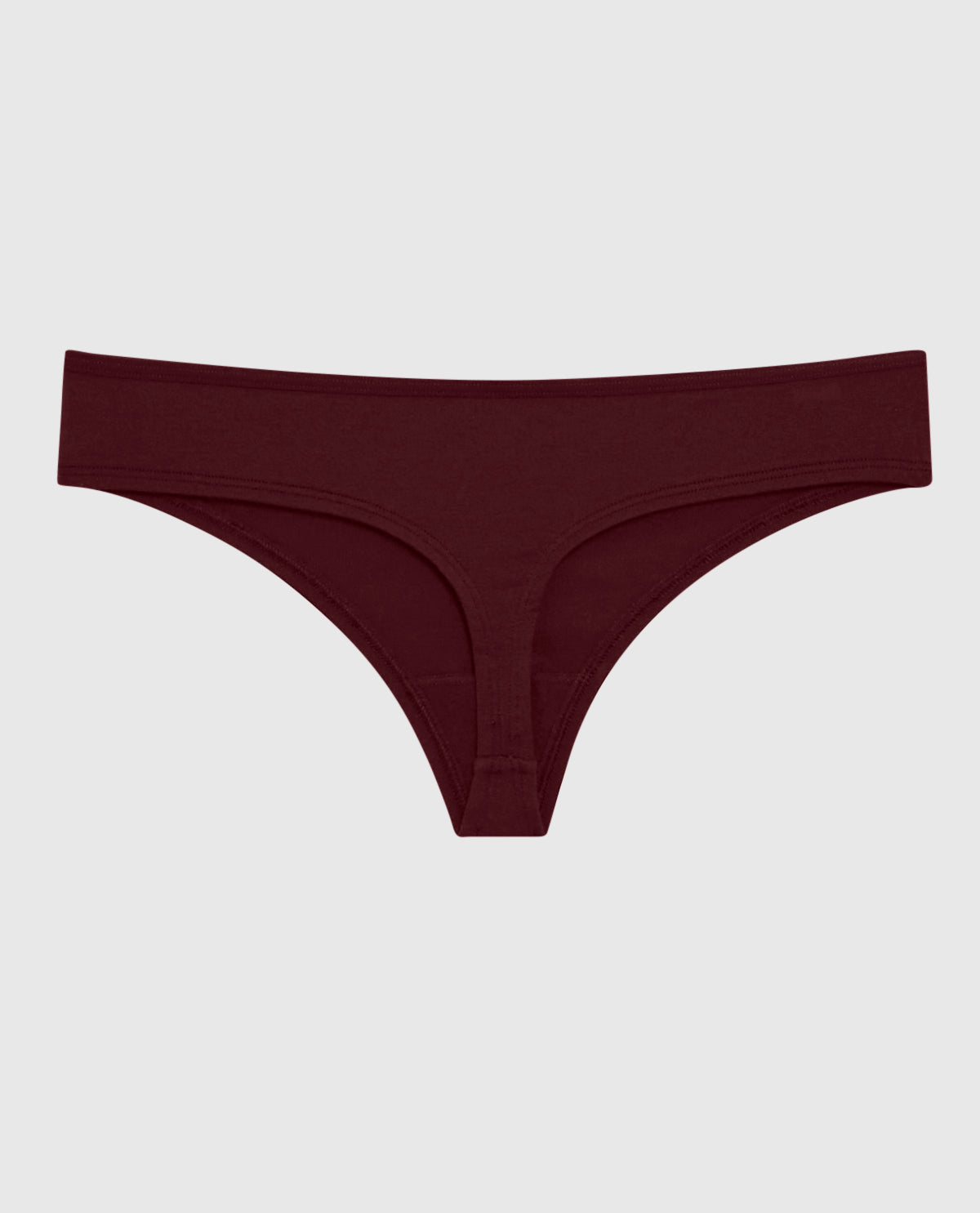 Ultrasoft Modal Thong Panty in Red Wine