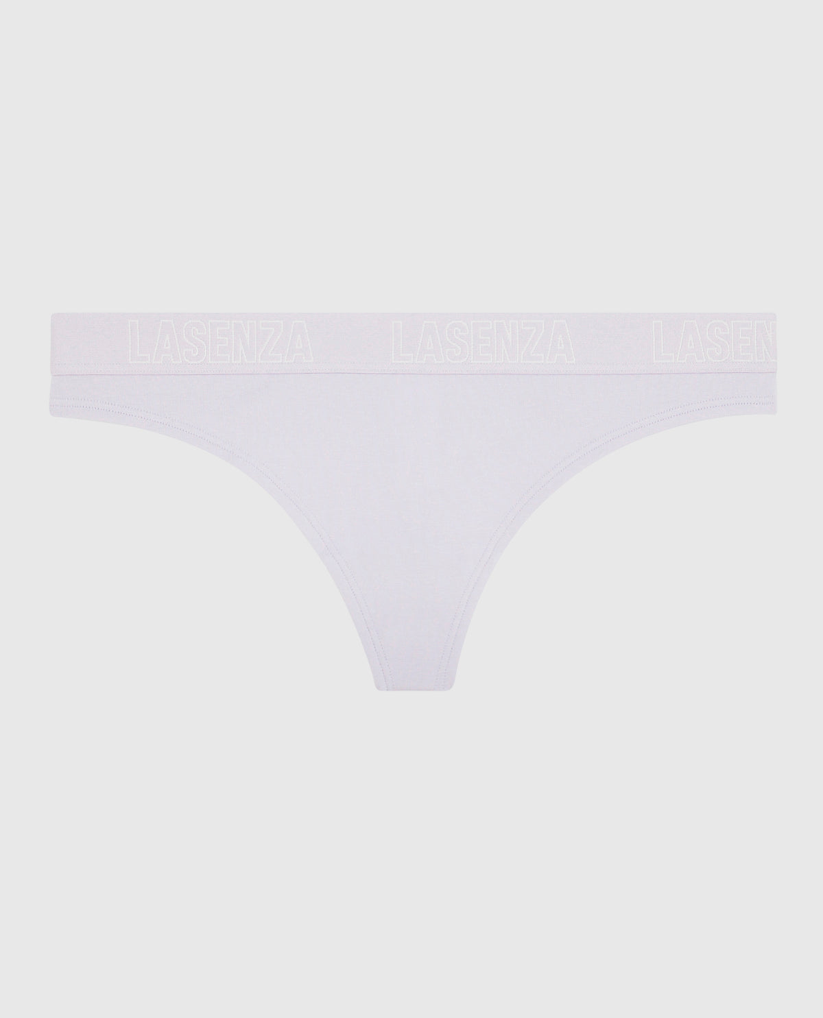 Thong Panty with Logo in Lavender Cake