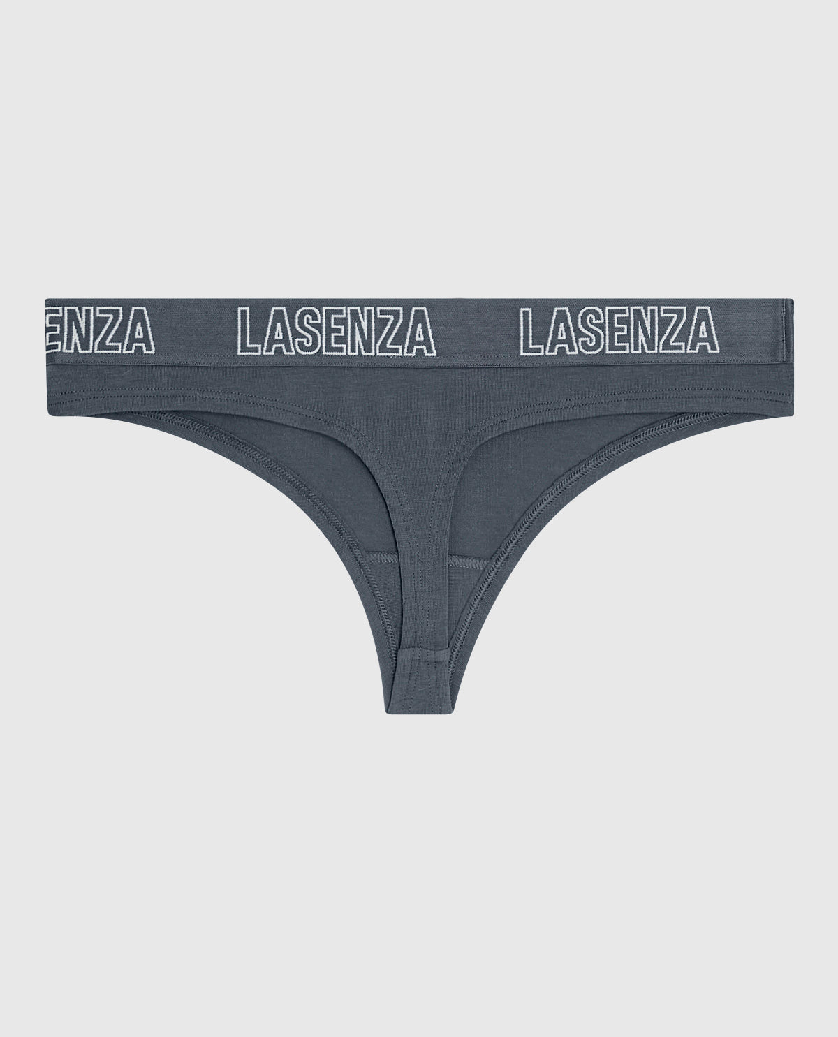 Thong Panty with Logo in Stormy Weather
