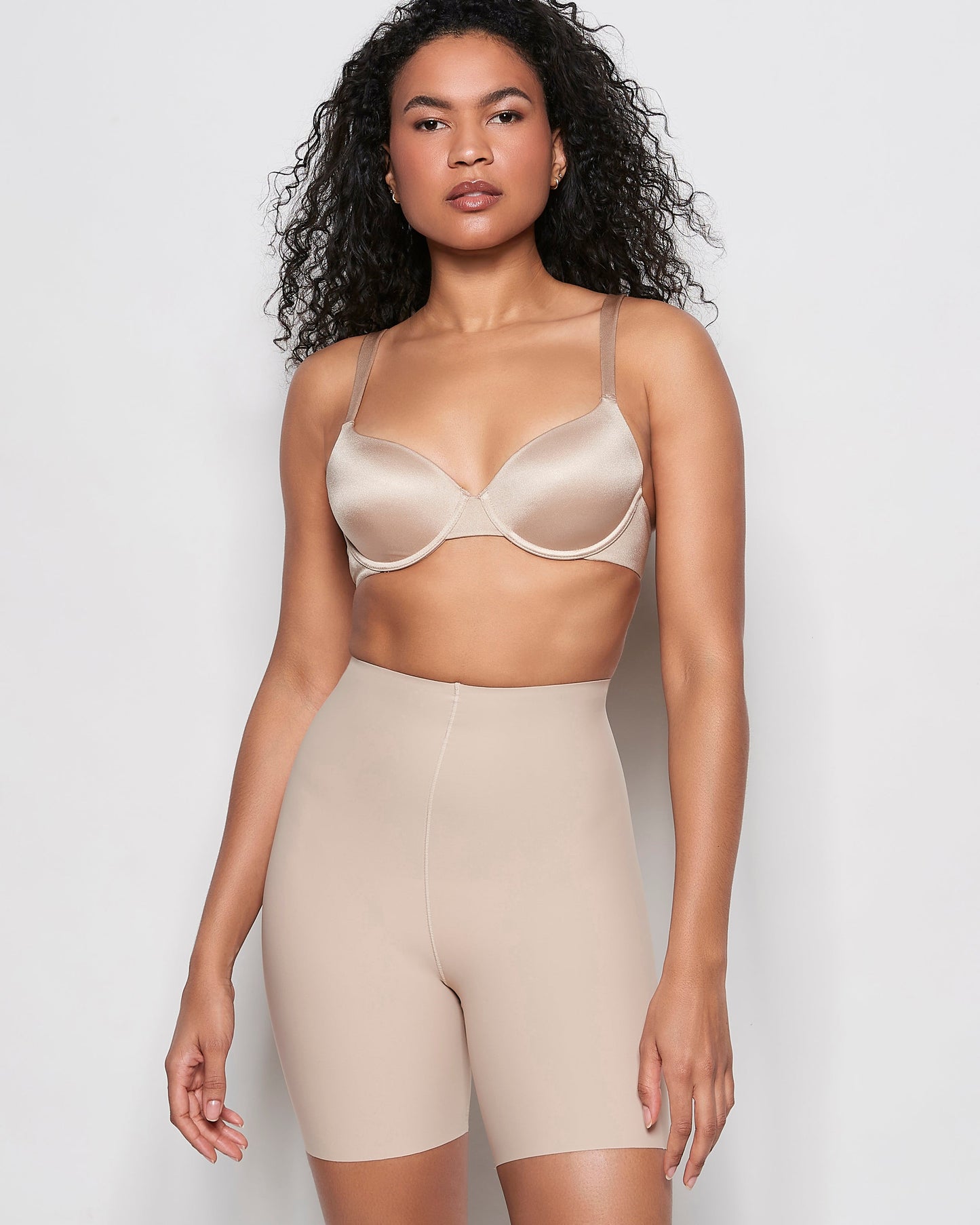 Lightly Lined Full Coverage Bra in Rosetan