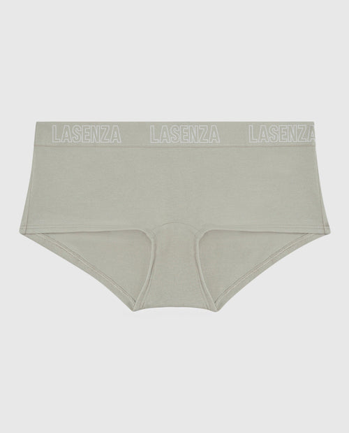 Smooth Boyshort Panty with Logo Band
