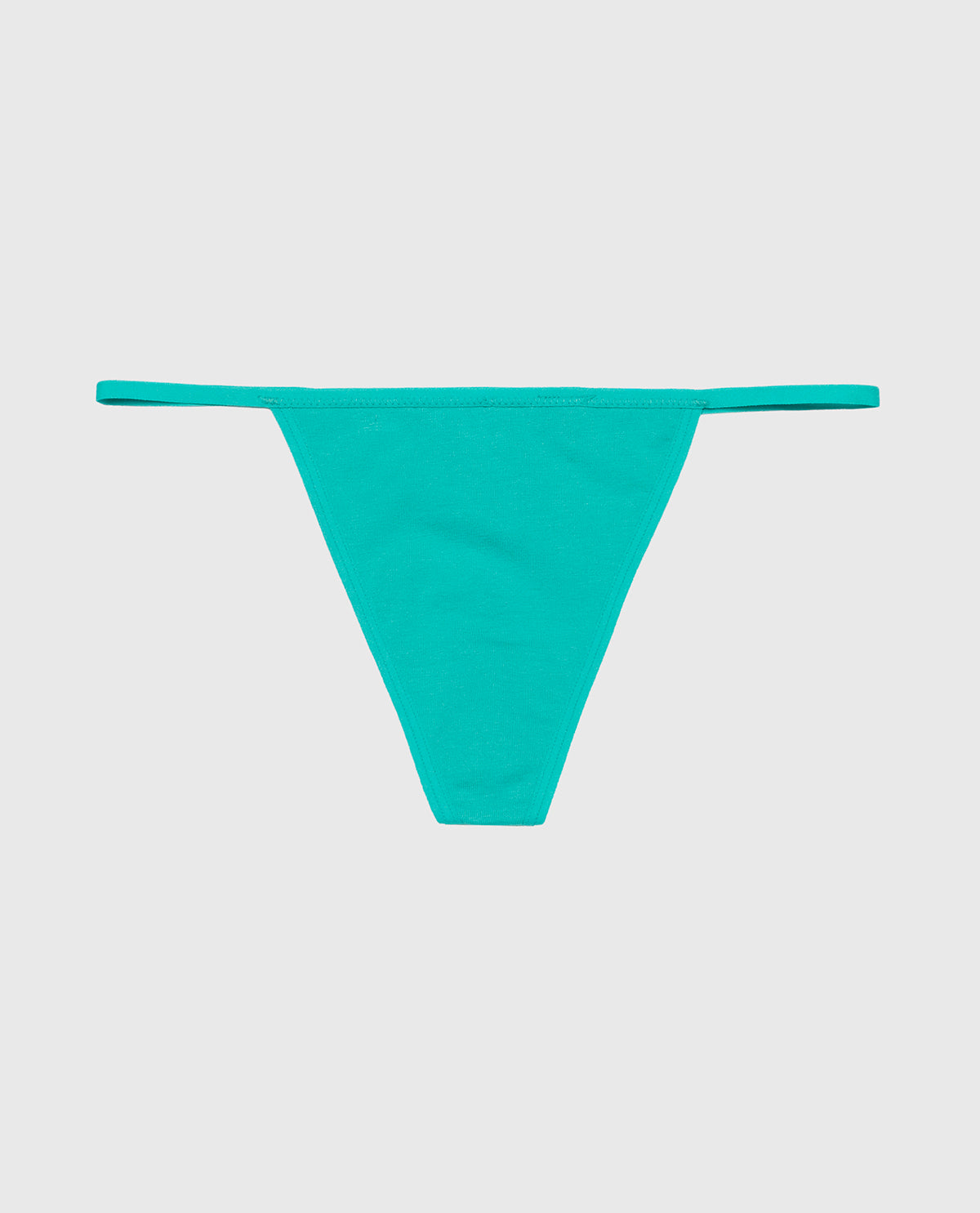 Cotton G-String Panty in Beach Teal
