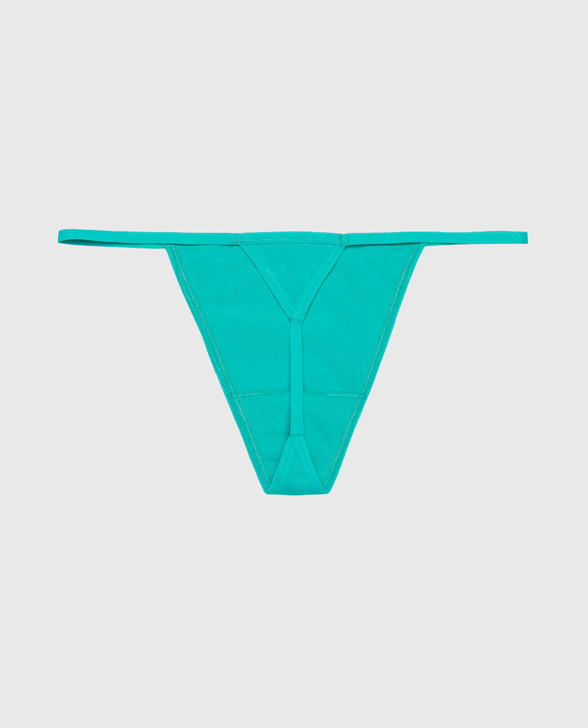 Cotton G-String Panty in Beach Teal