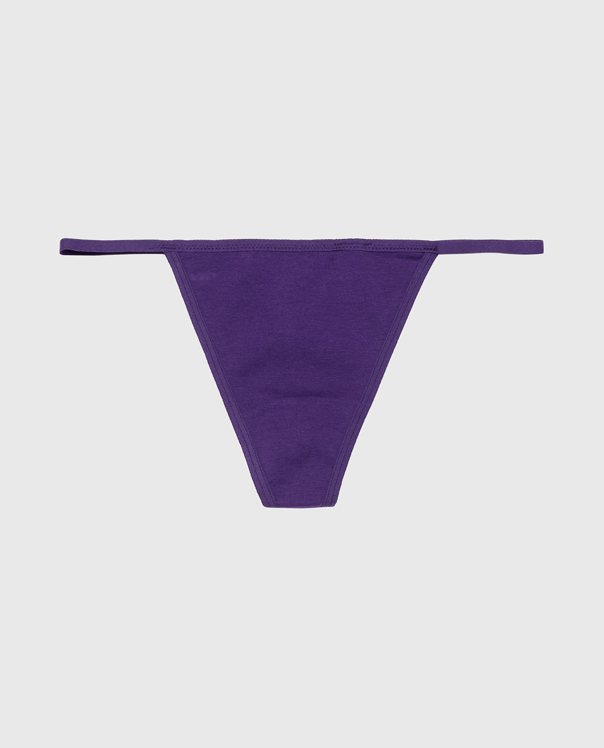Cotton G-String Panty in Petunia Purple