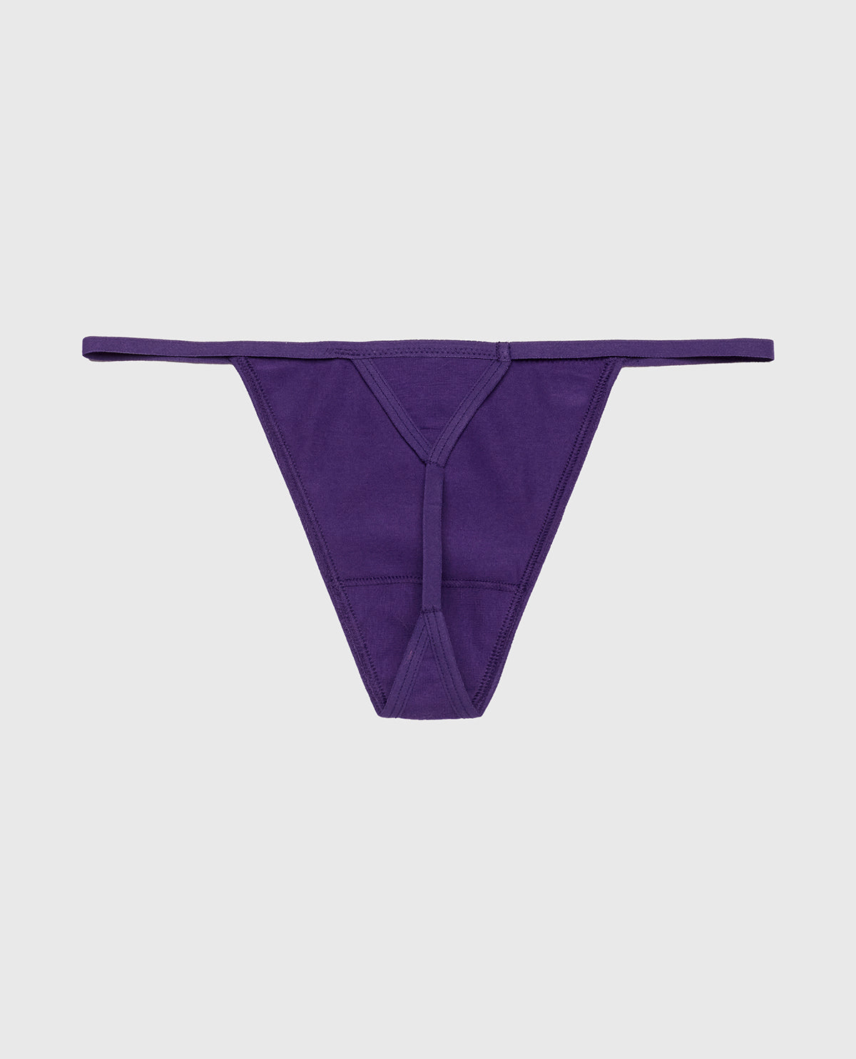 Cotton G-String Panty in Petunia Purple