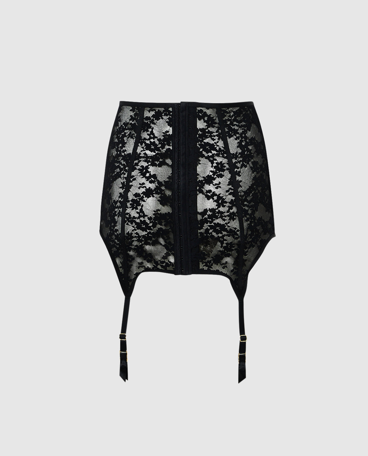 High Waist Garter Skirt