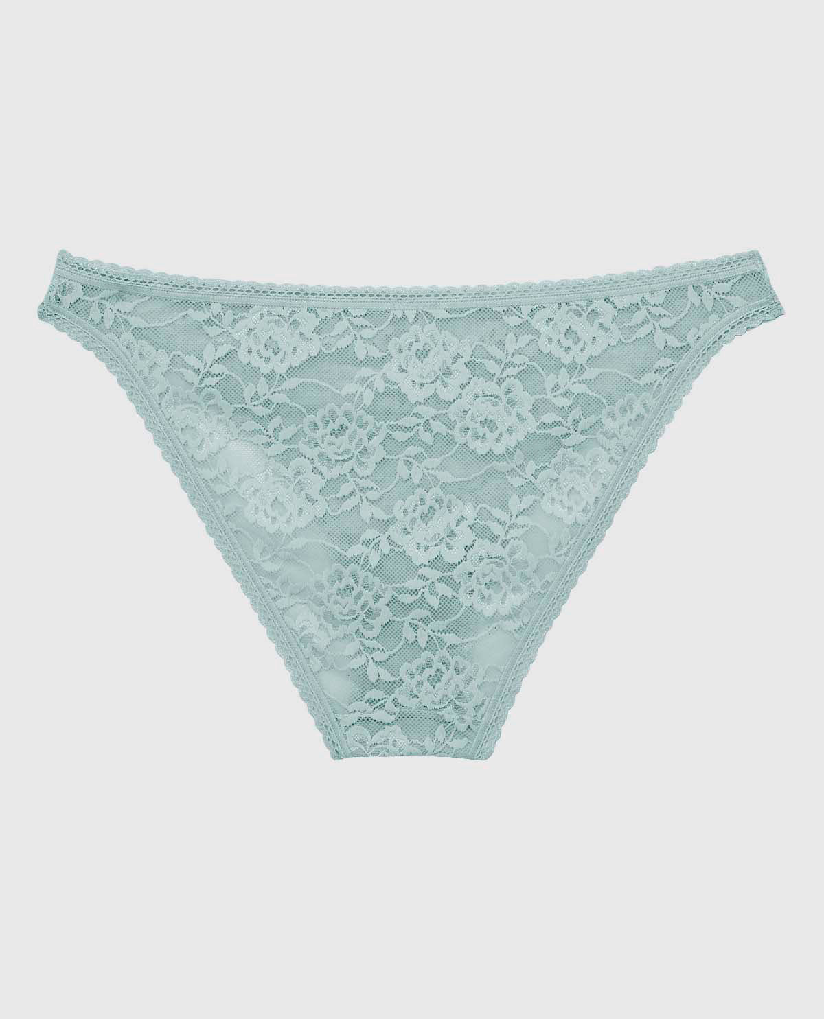 Bikini Panty with Picot Trim