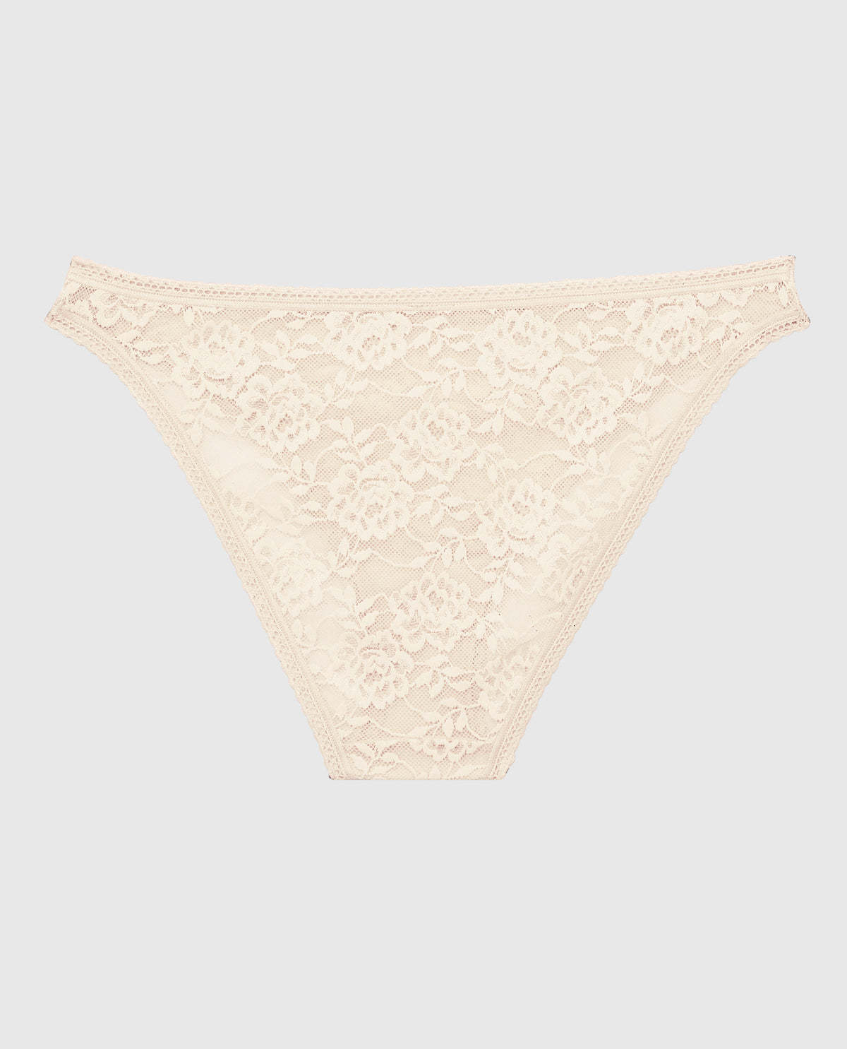 Bikini Panty with Picot Trim