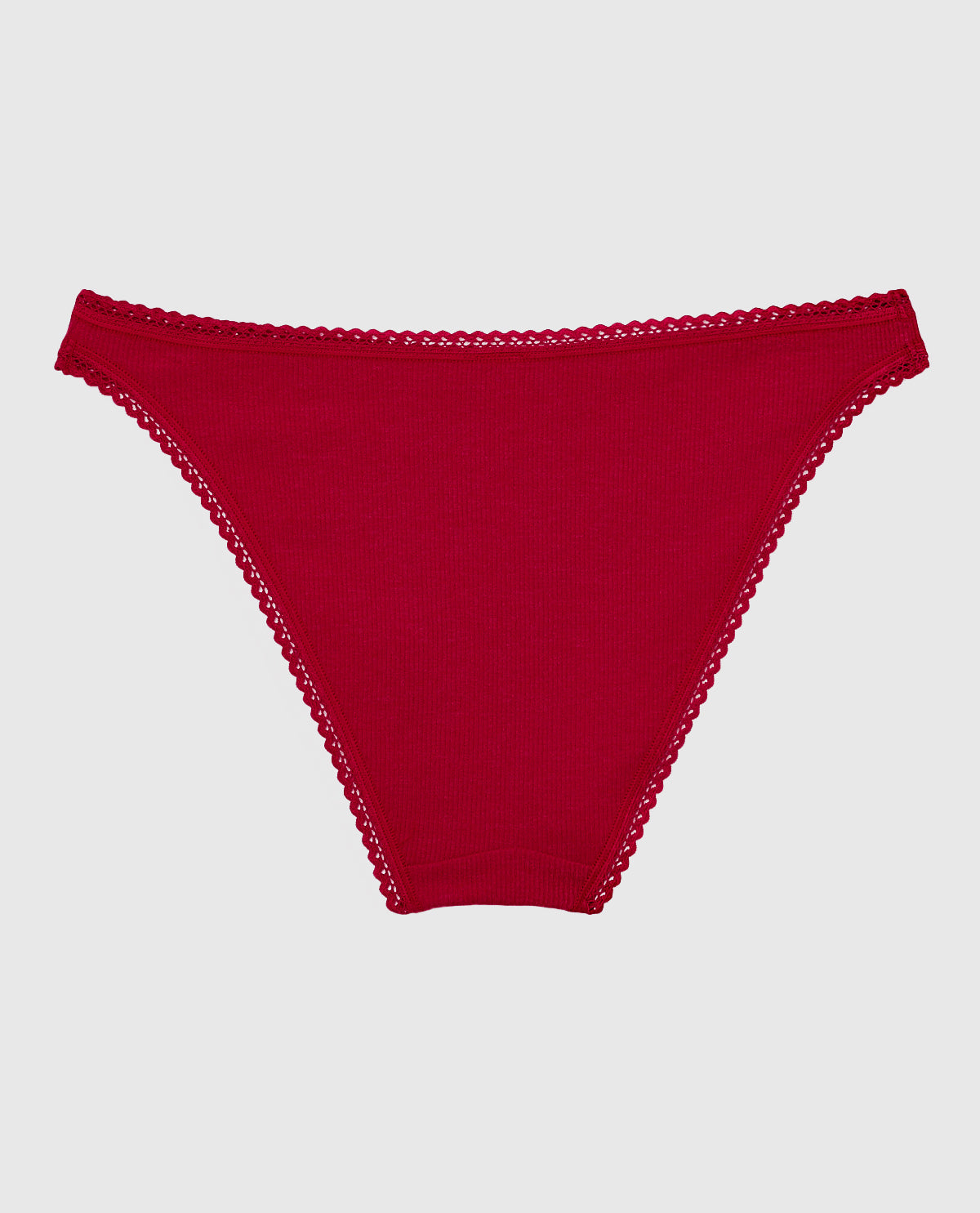 Bikini Panty with Picot Trim