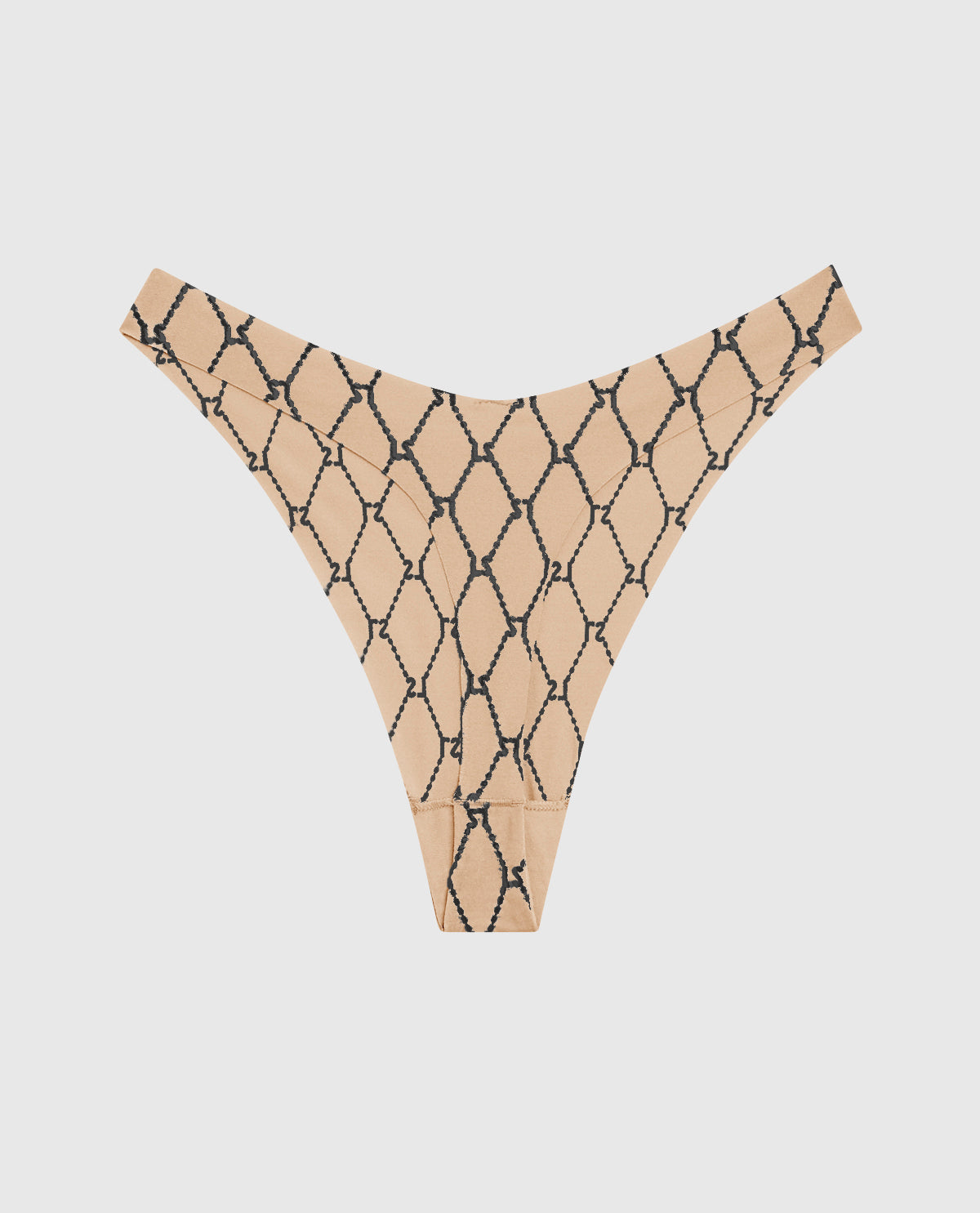 No Show Invisible High Leg Thong Panty