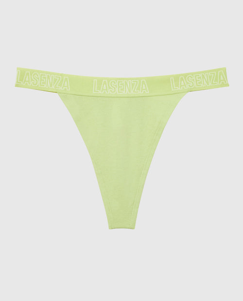 Thong Panty with Logo Band