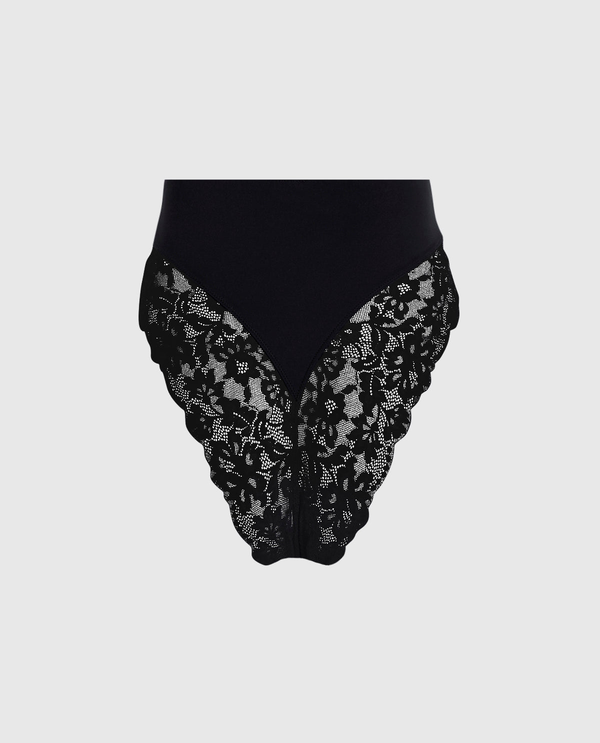 High Waist Smoothing Cheeky Panty in Black