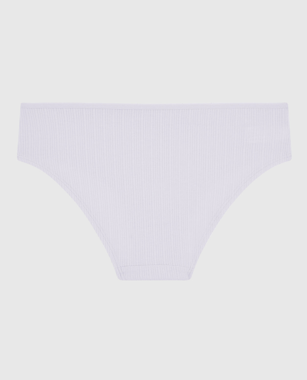 Ribbed Hipster Panty in Lavender Cake