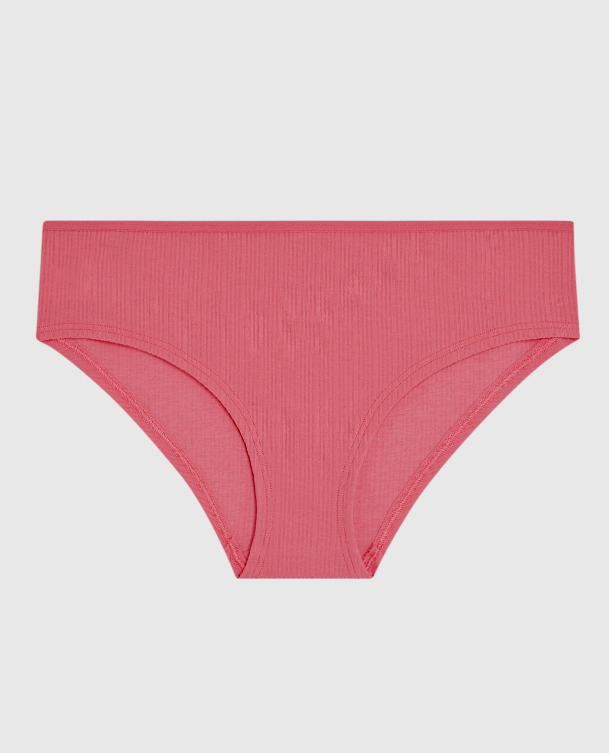 Ribbed Hipster Panty in Romantic Pink