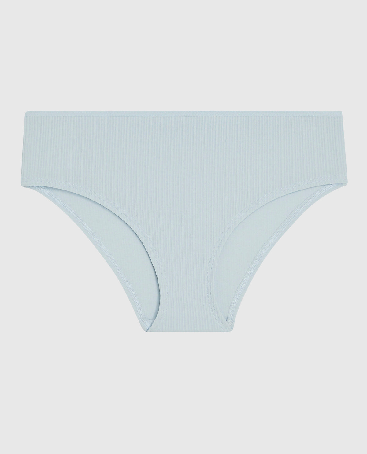 Ribbed Hipster Panty in Vista Blue