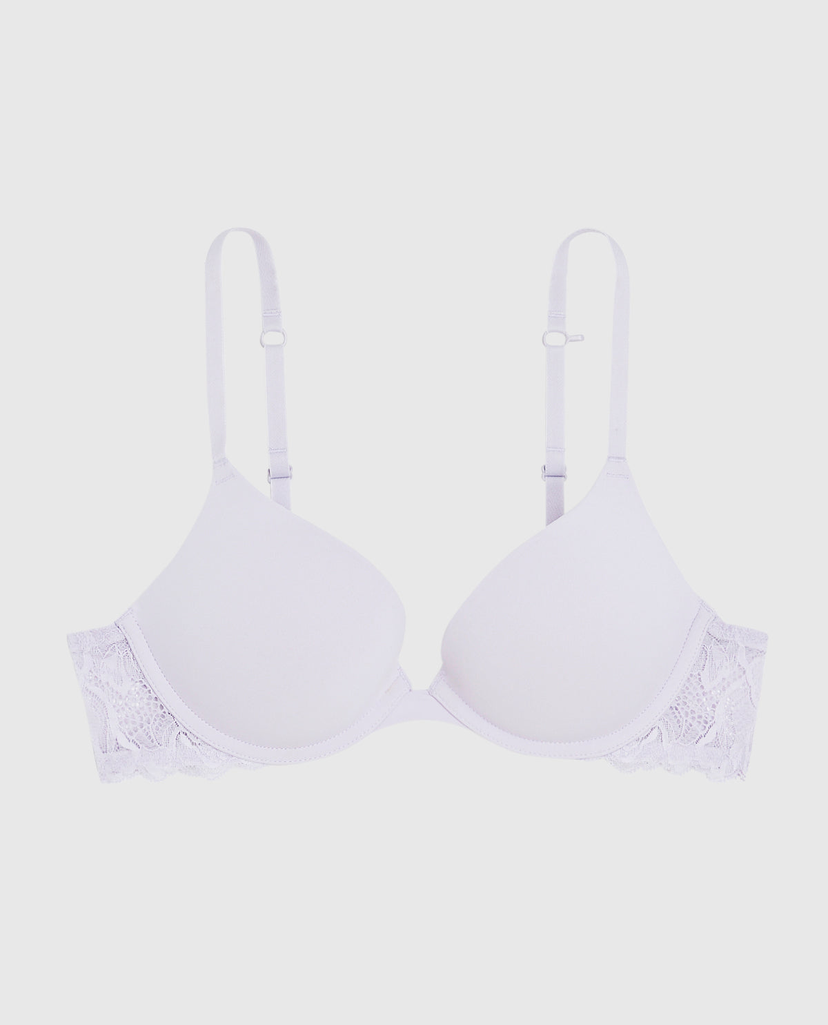 Push Up Bra with Lace Wing in Lavender Cake