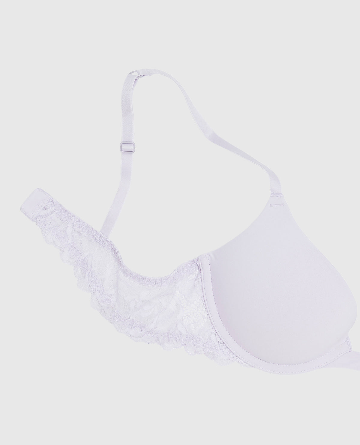 Push Up Bra with Lace Wing in Lavender Cake