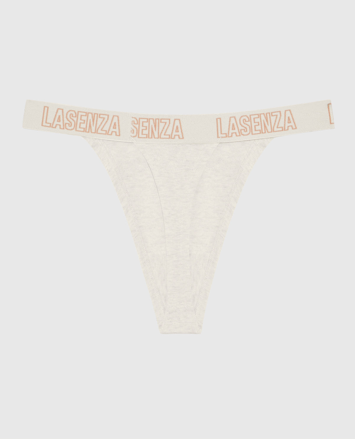 Everyday Thong Panty with Logo Trim