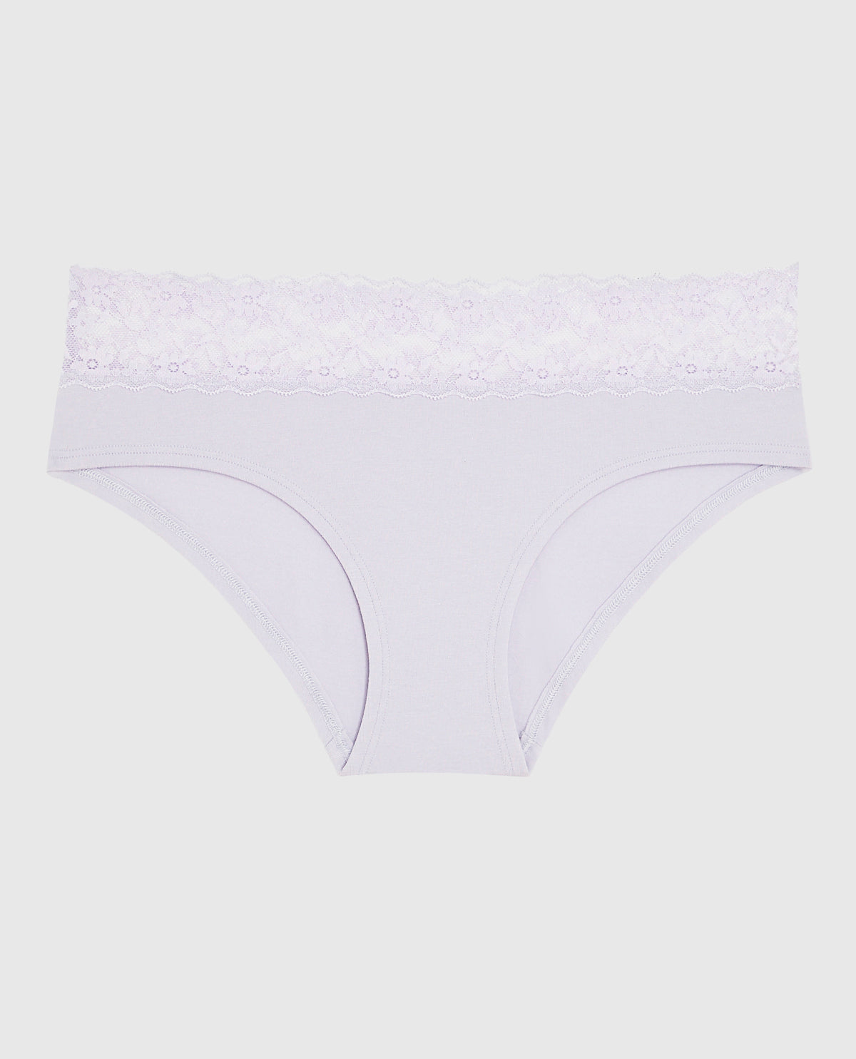 Hipster Panty with Lace in Lavender Cake