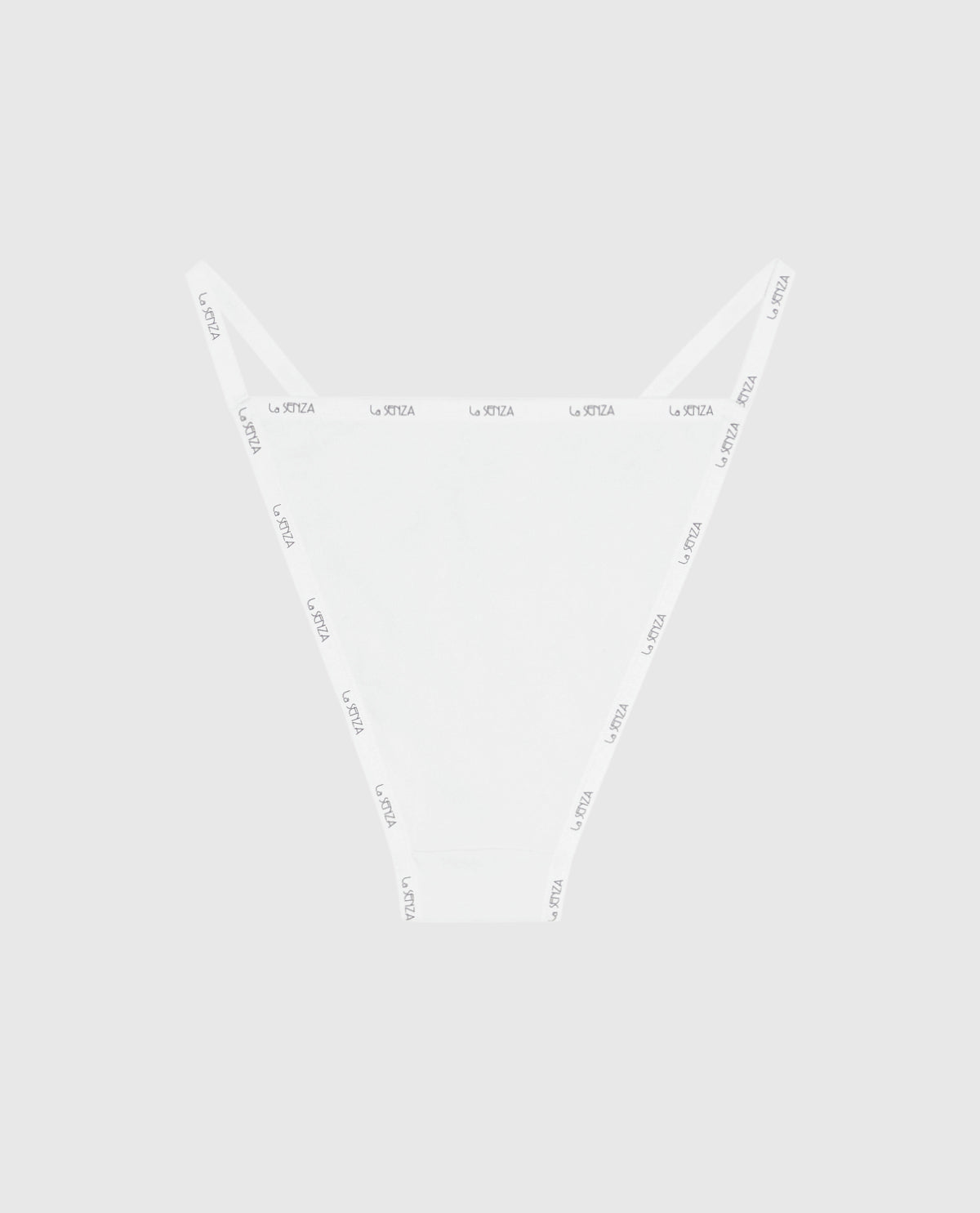 Cheeky Panty with Logo Trim in Ivory