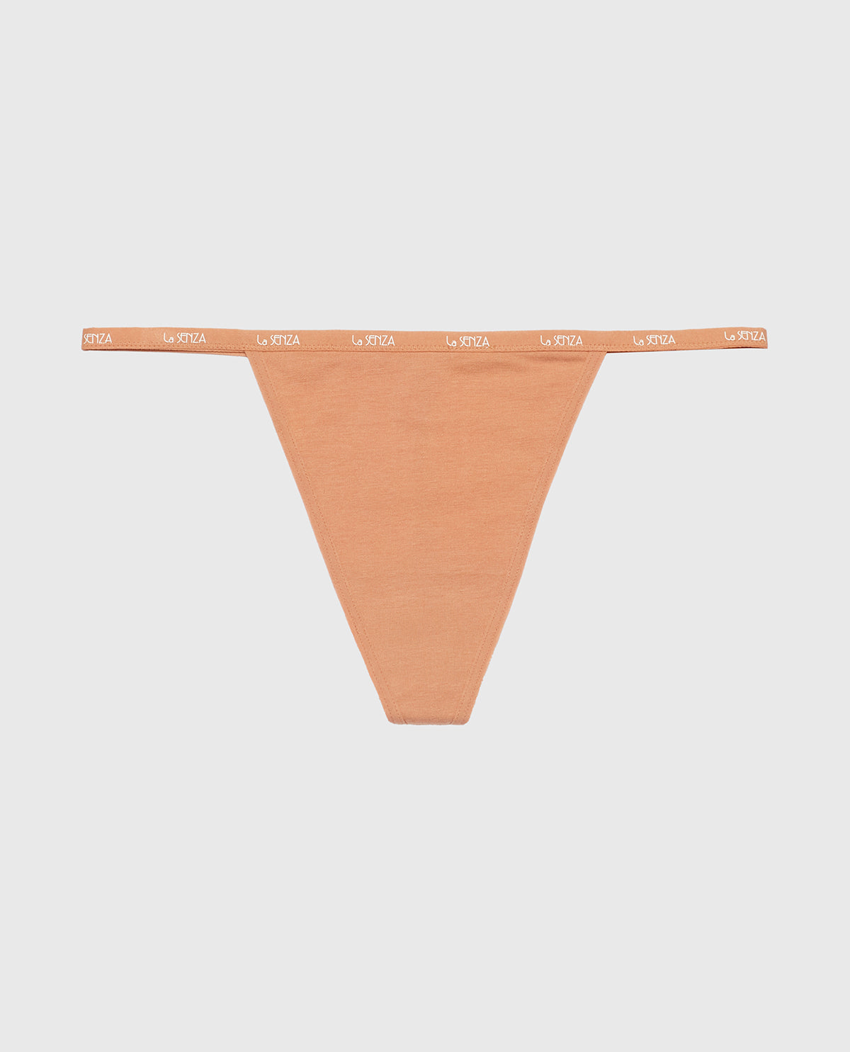 G-Sring Panty with Logo Trim in Cork