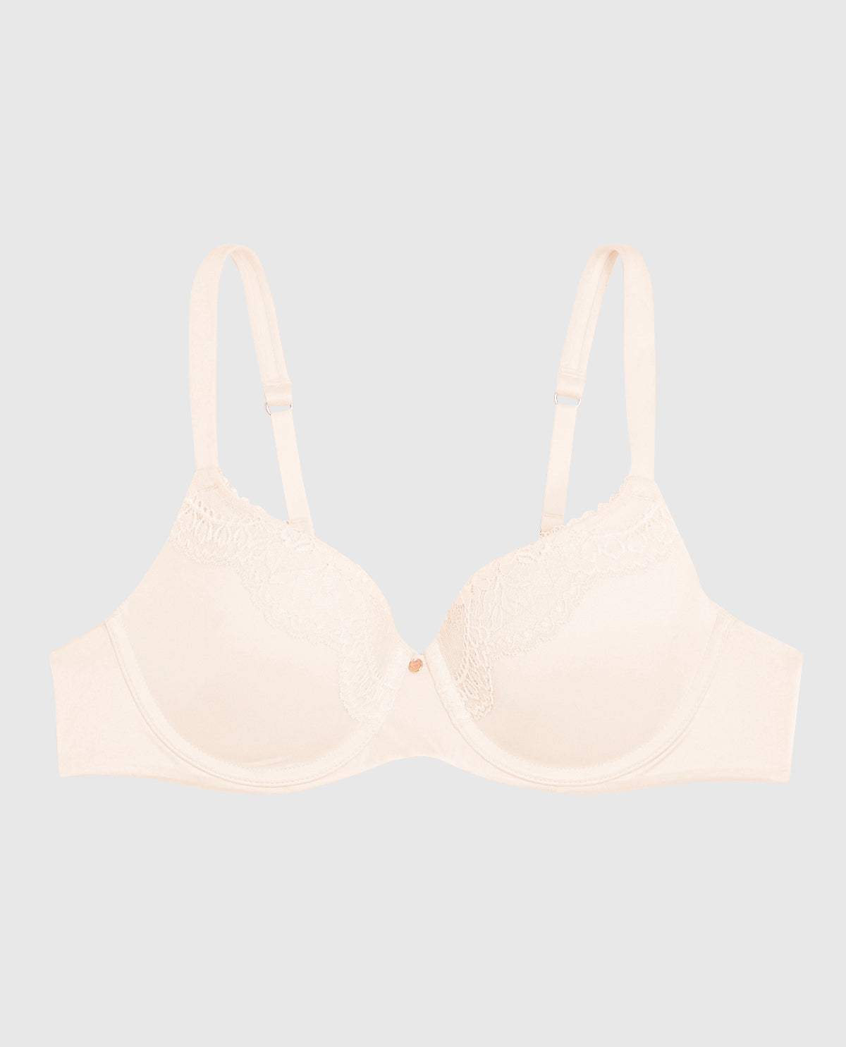 Lightly Lined Full Coverage Bra in Ivory Dawn