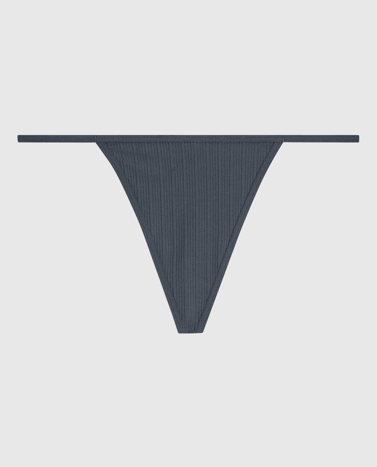 Ribbed G-String Panty in Stormy Weather