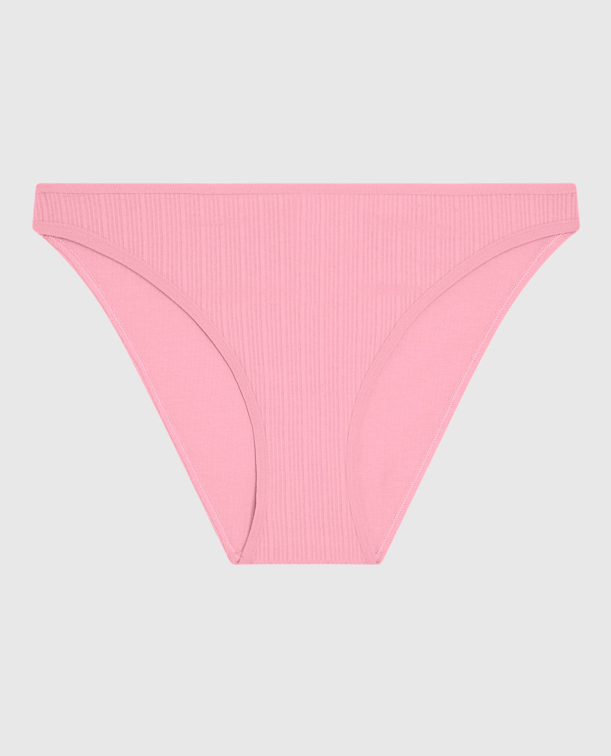 Ribbed Bikini Panty in Make Me Blush