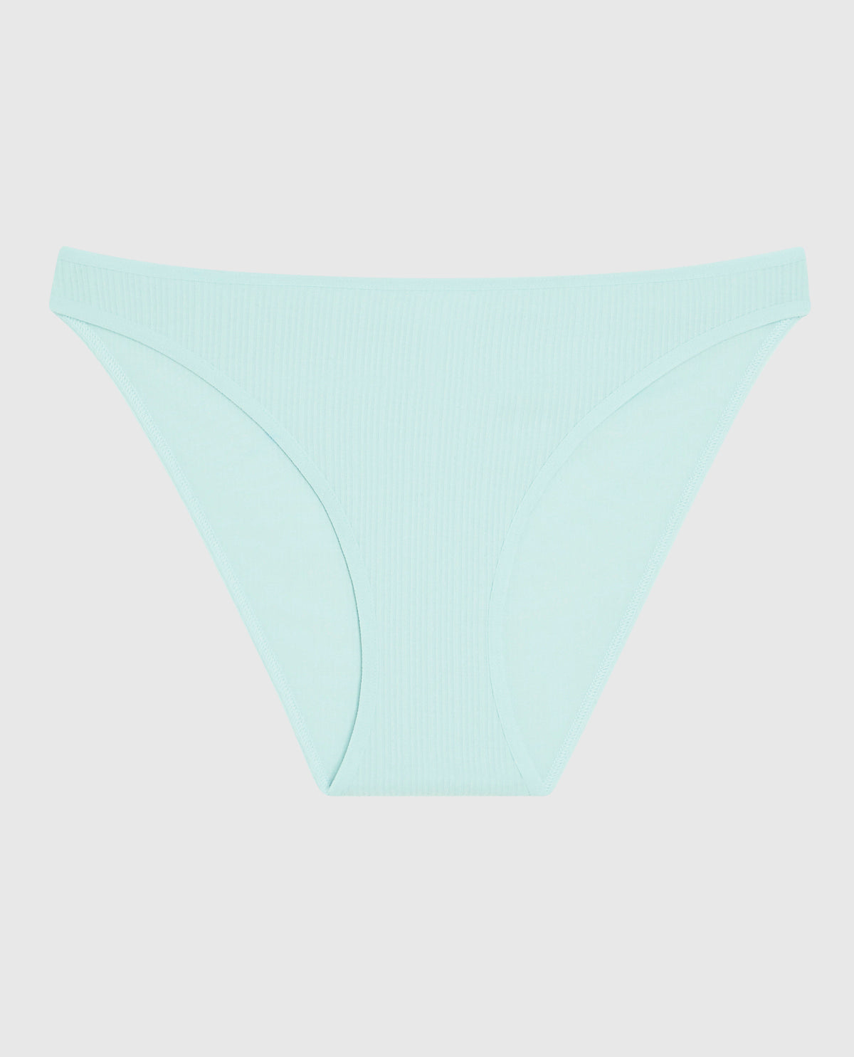 Ribbed Bikini Panty in Vista Blue