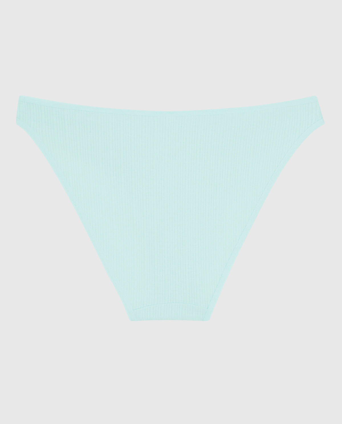 Ribbed Bikini Panty in Vista Blue