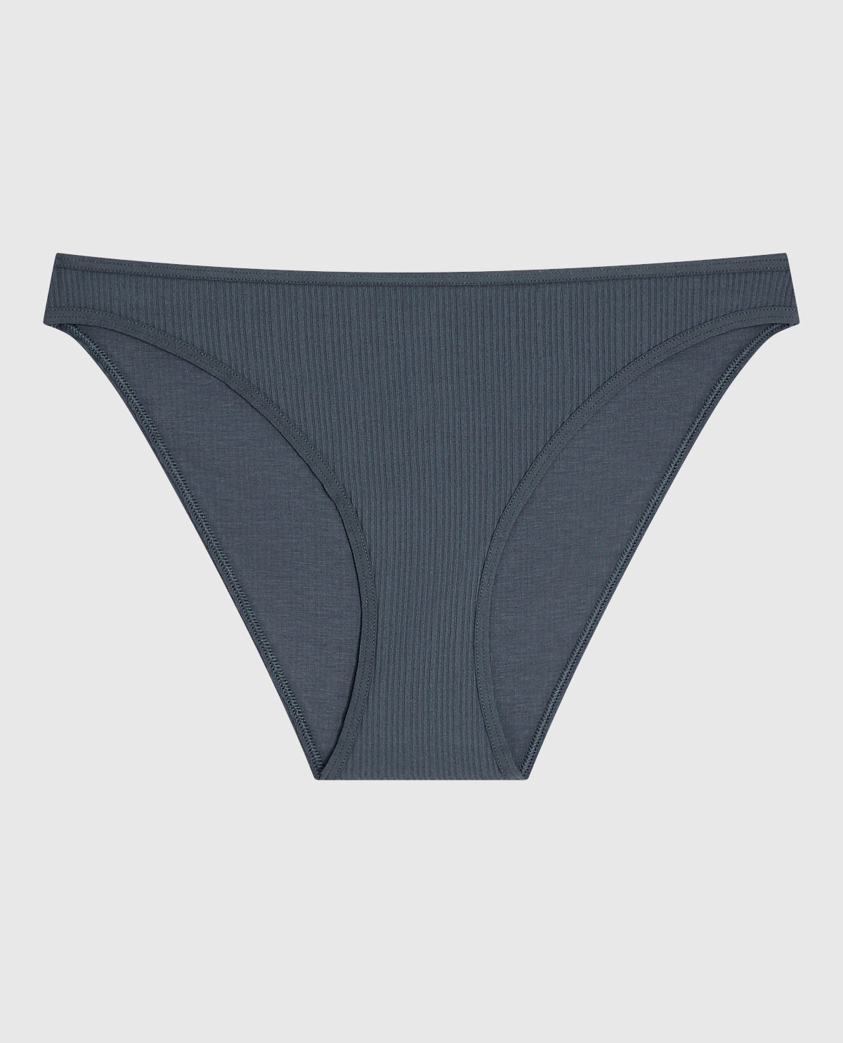 Ribbed Bikini Panty in Stormy Weather