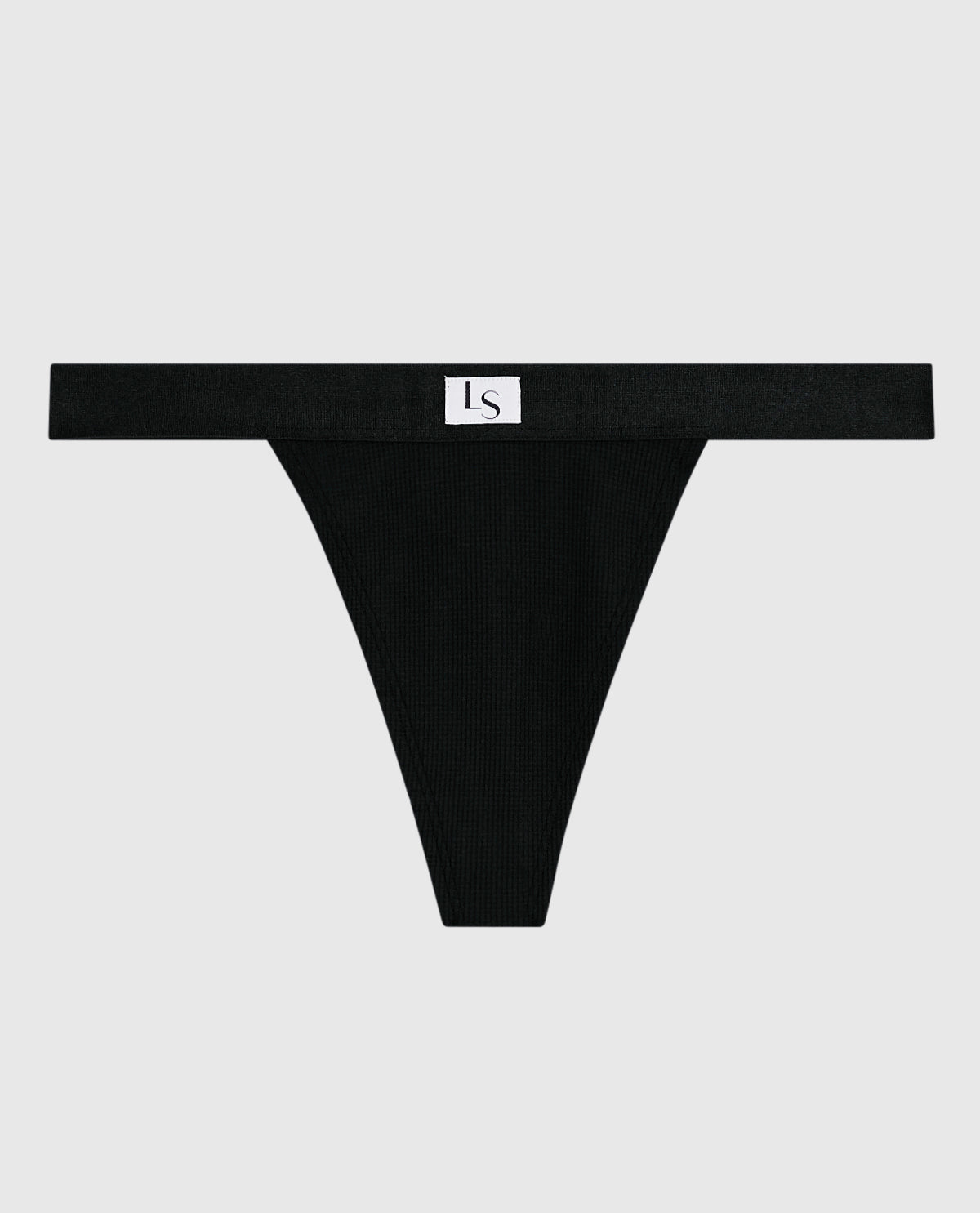 Thong Panty in Smoulder Black