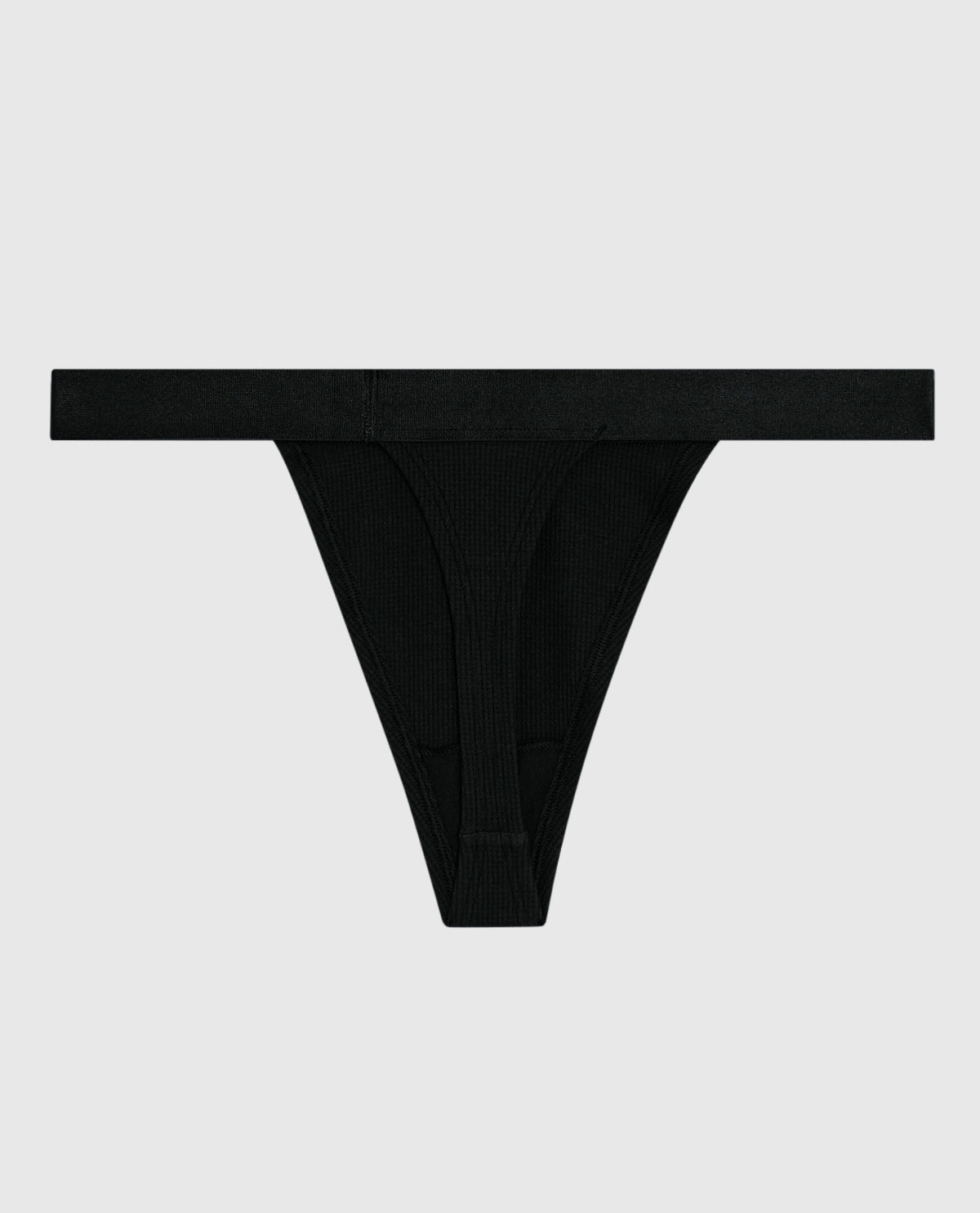 Thong Panty in Smoulder Black