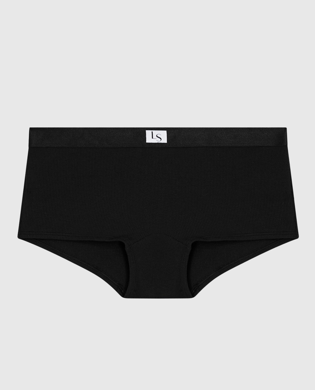 Boyshort Panty in Smoulder Black