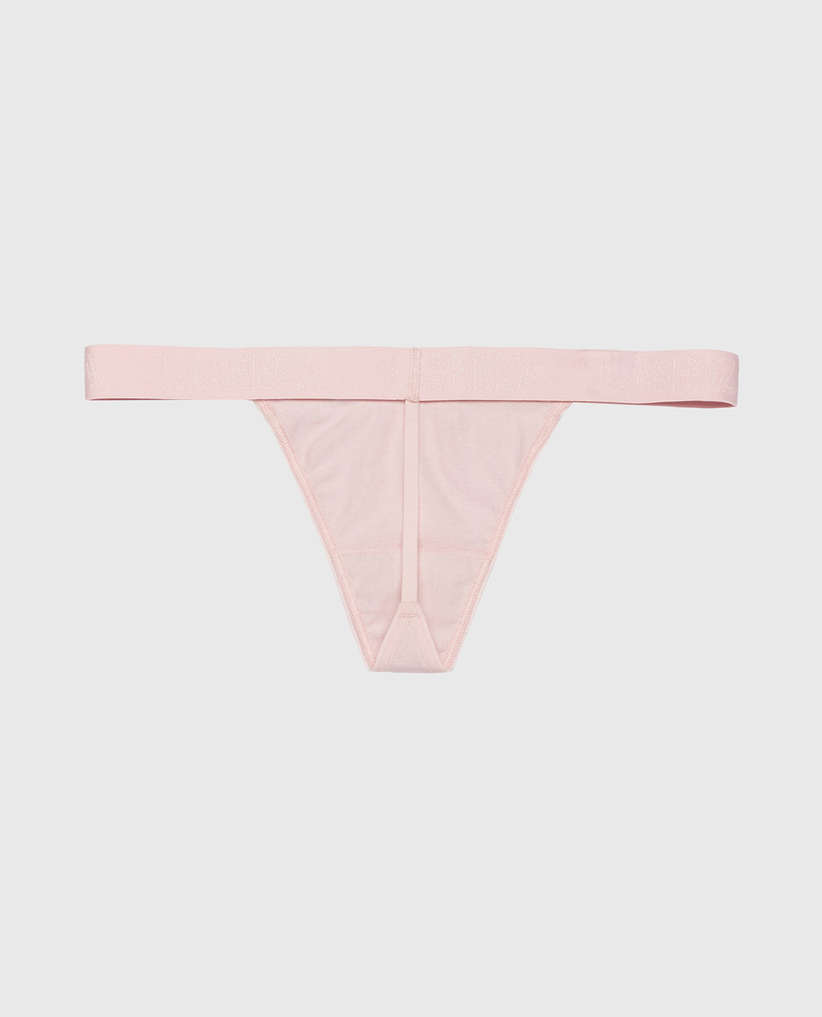 G-String Panty with Logo Band in Iced Lilac