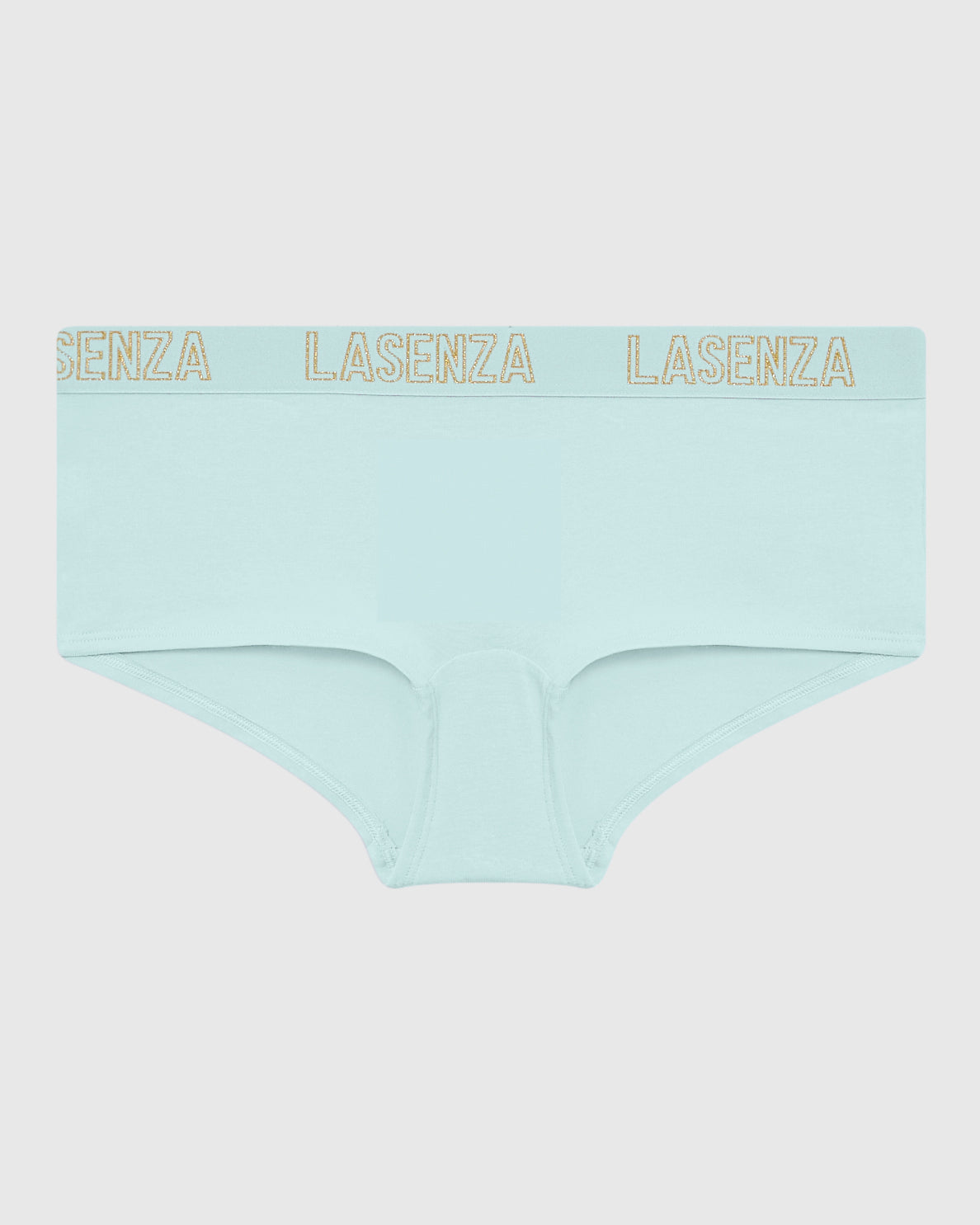 Boyshort Panty with Logo Band in Vista Blue