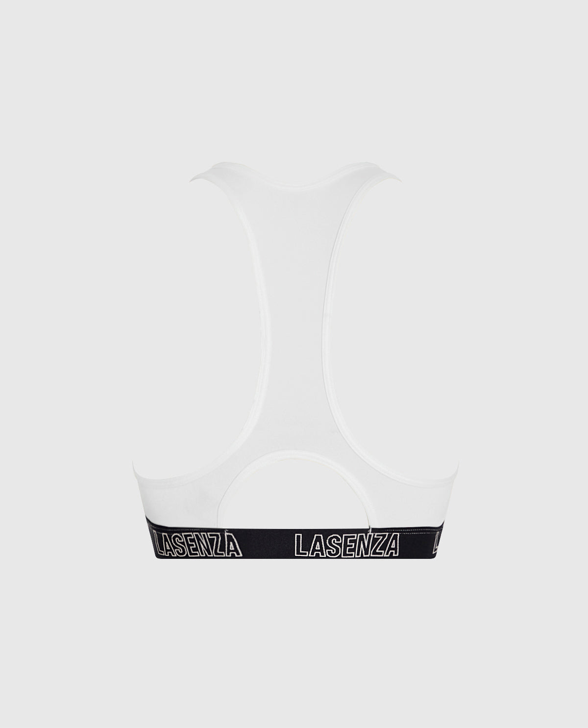 Low Impact Logo Sports Bra in Ivory