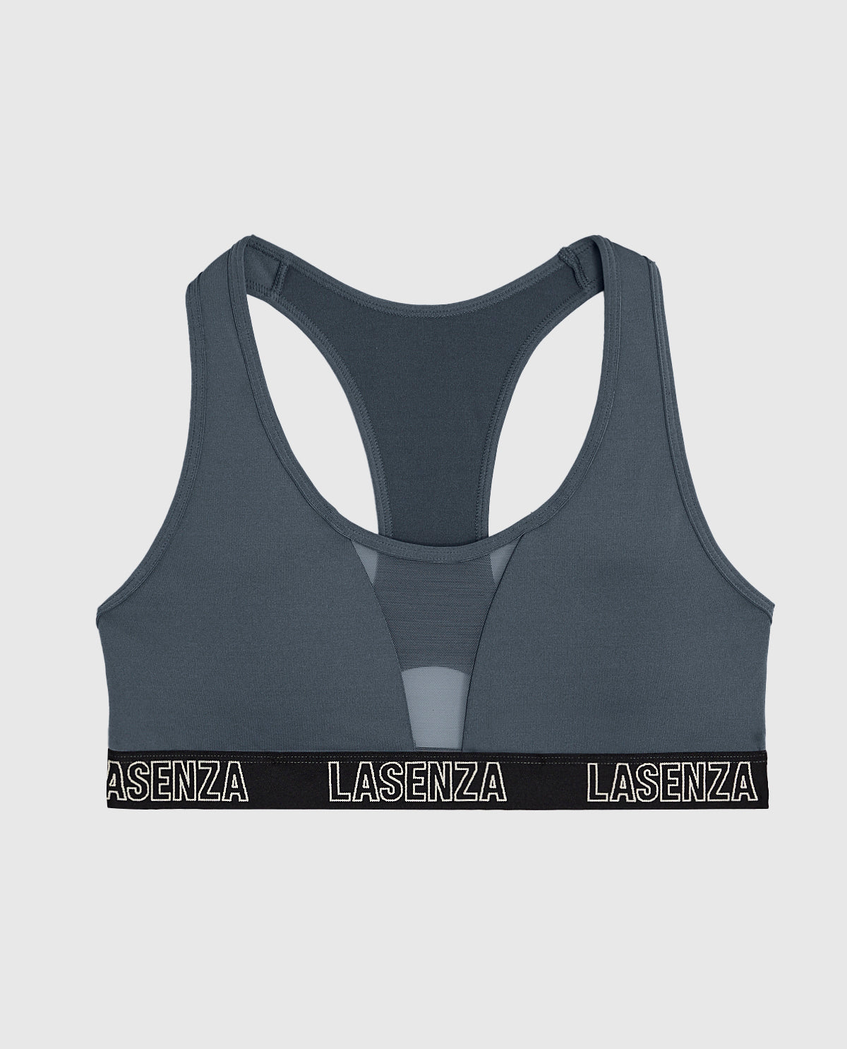 Low Impact Logo Sports Bra in Stormy Weather
