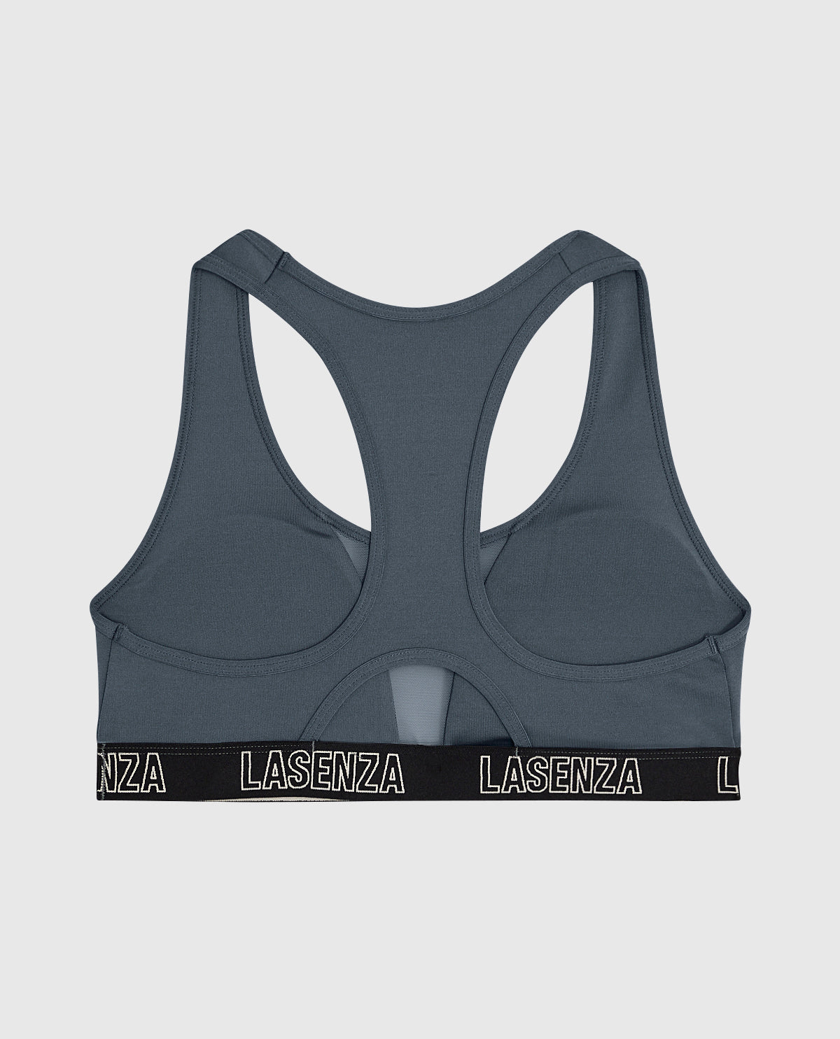 Low Impact Logo Sports Bra in Stormy Weather