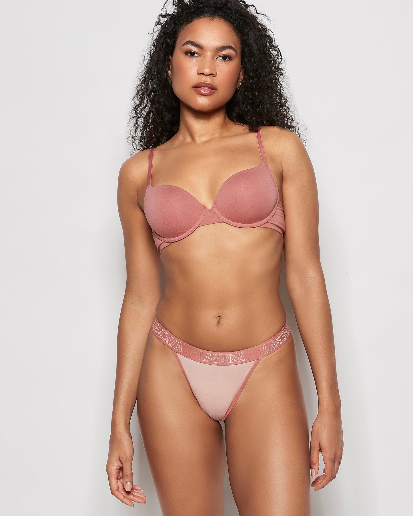 G-String Logo Panty in Peaceful Peach
